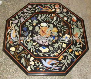 Table basse pitra en marbre de forme octogonale, g, Table basse - Product Image 1