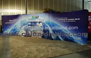 Exposição da Mostra de comércio portátil stage trade show booth fundo Tecido Trade Show backdrop Casamento conferência de imprensa