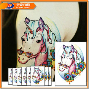 Longue durée tatouages temporaires, <span class=keywords><strong>Cheval</strong></span> tatouages temporaires, Impression tatouages temporaires - Product Image 1