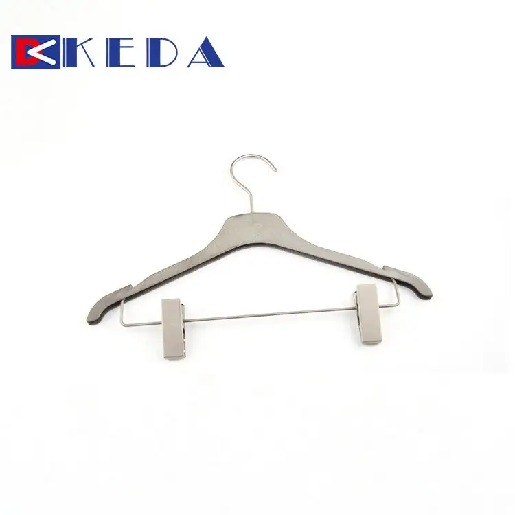 high quality clothes hanger with modern hook metal clips