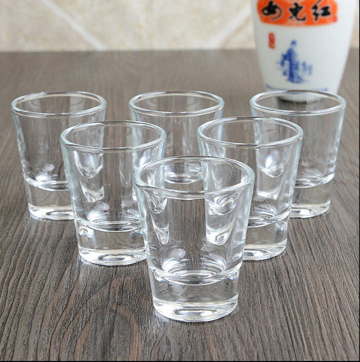 30ml mini wine glass shot glass food grade clear OEM shot glass cups