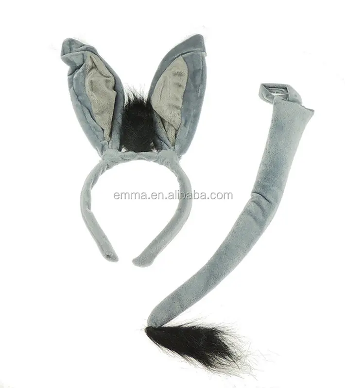 Женская Нарядная повязка на голову с ушками осла Deeley SC088