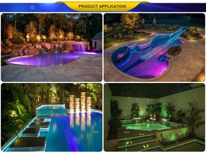 Piscina luces de estrellas de fibra perimetral decorativa con canal de fibra cable de fibra óptica fuente de luz LED - Product Image 4