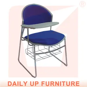 festen Schule tablette stuhl institutionellen polsterstuhl konferenzstuhl mit draht bücherregal