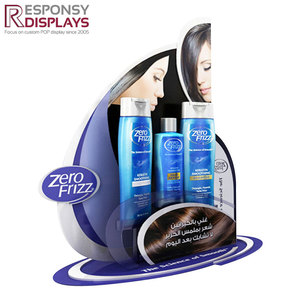 Kim loại dọc nhiều lớp dầu gội hiển thị đứng với biểu ngữ hiển thị Giá cửa hàng bán lẻ - Product Image 6