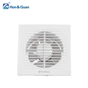 Fan manufacturer high quality 6 inch 150mm square wall duct exhaust fans for kitchen window bathroom ventilation fan
