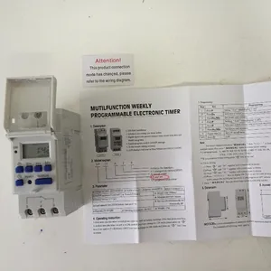 THC15A TP8A16 THC 15A carril DIN DIGITAL programable LCD Temporizador Semanal programable interruptor de relé 220V