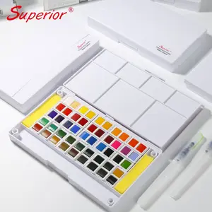 Superior 2018 new products solid water color paints set art coloring set