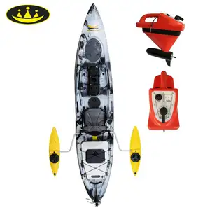 Kayak singolo in plastica cinese di vendita caldo con motore elettrico 34T power con 12 Volte