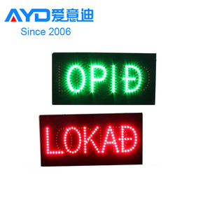 Cajas de luz LED acrílicas <span class=keywords><strong>para</strong></span> publicidad, señal móvil abierta <span class=keywords><strong>para</strong></span> tienda de negocios, proveedor de fábrica - Product Image 6