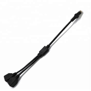 RJ45 <span class=keywords><strong>cavo</strong></span> adattatore Splitter di rete RJ45 1 maschio a 2 femmina - Product Image 3