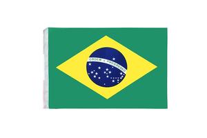 Al por mayor 100% poliéster para fans de fútbol Brasil coche ventana bandera con bandera de polo - Product Image 2