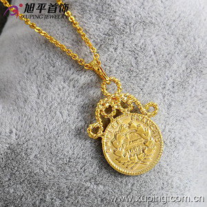 Pendentif pour pièce de monnaie empire 24K, tête en or, nouveauté 31829 - Product Image 6