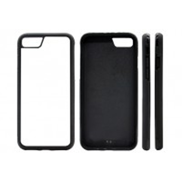 JESOY 2D Sublimation Cases Blank Phone Cover for iPhone 6 7 Plus 8 X with Metal Insert Aluminum Plate