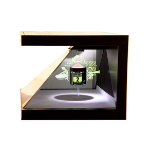 Cube pyramidal <span class=keywords><strong>holographique</strong></span> 3D HD pour la publicité en magasin - Product Image 1