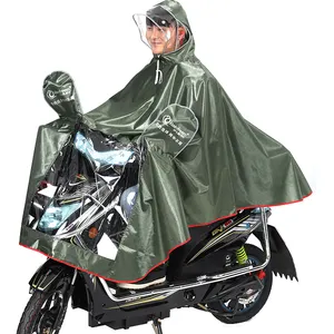 Rareem雨披防水雨天人雨披摩托车男士雨衣成人定制标志印刷牛津