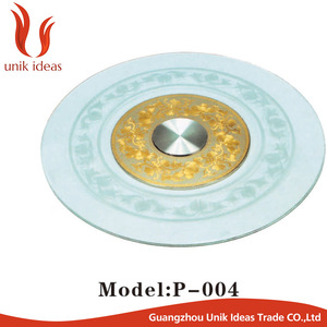 Offre Spéciale <span class=keywords><strong>Ronde</strong></span> 10mm trempé <span class=keywords><strong>Table</strong></span> À Manger En Verre <span class=keywords><strong>Avec</strong></span> Paresseux Susan Platine - Product Image 3