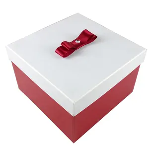 Free bow tie gift paper box design tie gift box with lid china gift factory