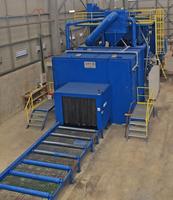 Rollenbaan Type stalen plaat schot stralen schilderen machine