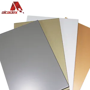 Alcadex Fireproof Core Fire Rated Aluminum Honeycomb Composite Wall Cladding Sandwich Panel Curtain Wall Facade ACP ACM Panel