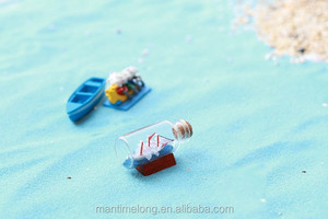 Miniaturas de Botellas Decorativas para Jardín de Hadas, Modelo de Barco, Figuras para Terrario DIY, Decoración de Paisaje Marino en <span class=keywords><strong>Miniatura</strong></span> - Product Image 4