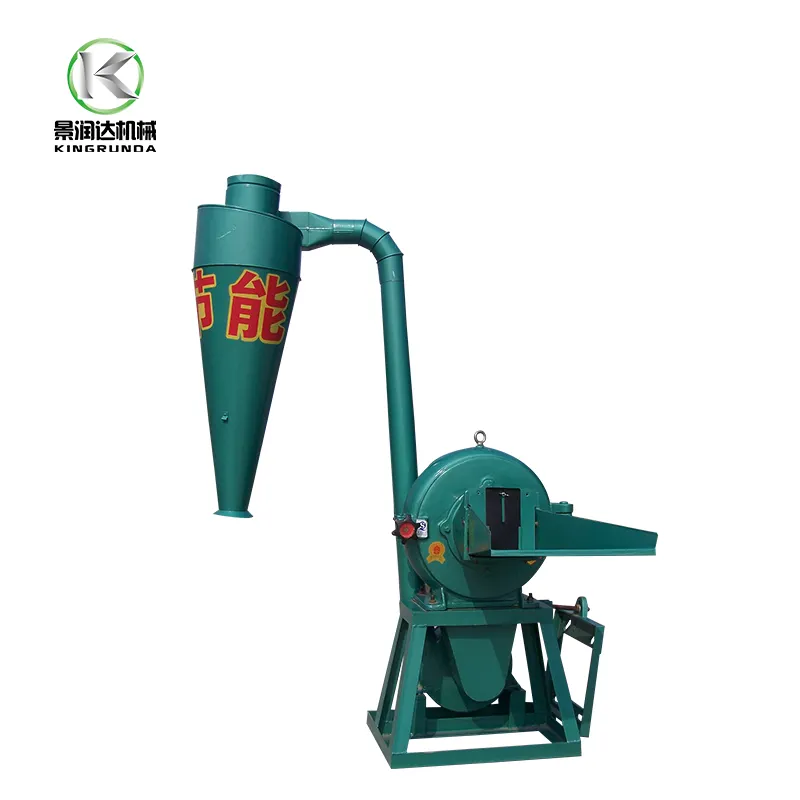 Trấu máy nghiền búa tự động hammer mill thảo mộc máy xay cầm tay hammer mill