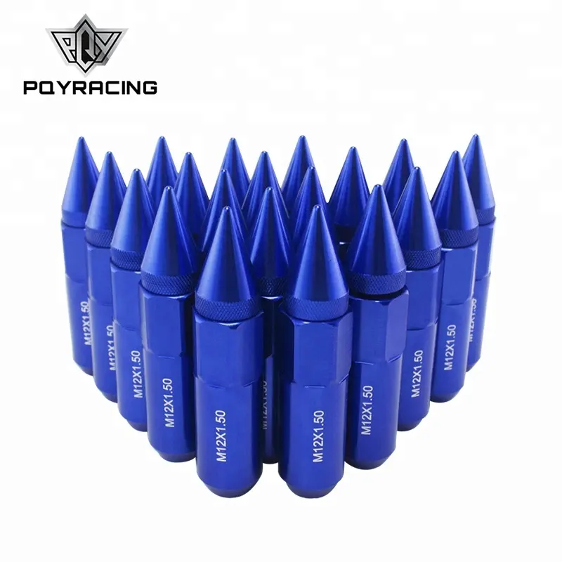 20PCS HIGH QUALITY ALUMINUM EXTENDED TUNER WITH SPIKE FOR WHEELS/RIMS M12X1.5 WHEEL LUG NUTS