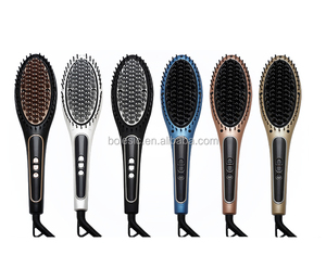 Défrisage Brosse BearMoo <span class=keywords><strong>Meilleur</strong></span> <span class=keywords><strong>Lisseur</strong></span> Brosse En Céramique Plus Rapide Chauffage Techniques - Product Image 3