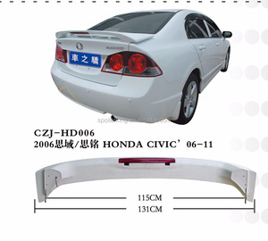 Für <span class=keywords><strong>honda</strong></span> <span class=keywords><strong>CIVIC</strong></span> 2006-2011 auto spoiler hinten spoiler mit licht - Product Image 3