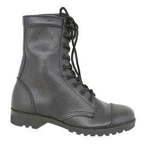 KMS pelle nera di alta qualità traspirante scarpe da allenamento da <span class=keywords><strong>uomo</strong></span> tattico stivali da combattimento bottoni tattili per gli uomini Desert Boots - Product Image 6