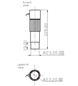 Haute sensibilité et faible bruit de fond système NTSC <span class=keywords><strong>microscope</strong></span> vidéo oculaire caméra avec lentille de relais - Product Image 3
