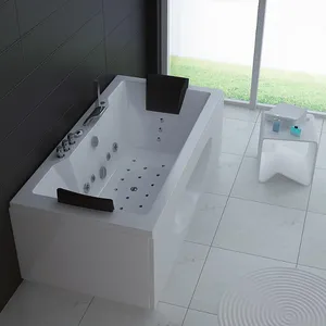 CE TUV รับรองมุมอ่างอาบน้ำร้อนรุ่นใหม่แบบพกพานวดสปาอ่างน้ำวนในร่มอ่างอาบน้ำ