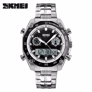 <span class=keywords><strong>Montre</strong></span> à bracelet en acier inoxydable avec affichage de grands <span class=keywords><strong>chiffres</strong></span>, <span class=keywords><strong>montre</strong></span>-bracelet Relojes pour hommes Skmei 1204 - Product Image 6
