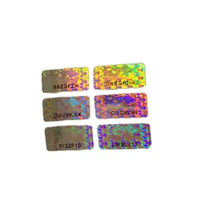 China supplier custom design silver foil laser sticker security 3D hologram sticker printable hologram sticker