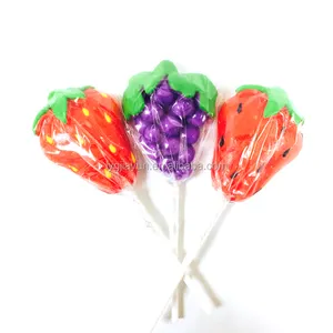 Frutas sortidas Projeto Doces do Lollipop Duro