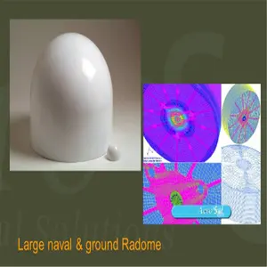 Custom Vacuum Forming ABS Antenna Plastic Cover for Radar Radome