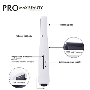 Più nuovo cheratina trattamento mini ricaricabile cordless raddrizzatore dei capelli portatile <span class=keywords><strong>ferro</strong></span> da stiro - Product Image 5