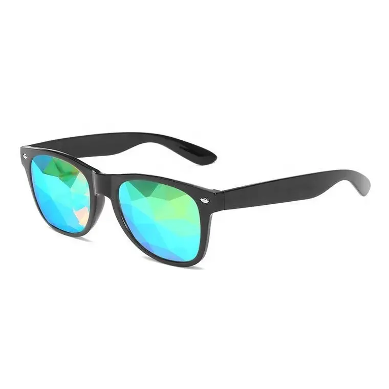 2019 Pixel Kaleidoscope Glass Lens Decor Glasses Cool Party Promotional Sunglasses