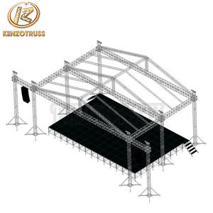 Jeux d'éclairage de scène de mariage en aluminium, 10 pièces, pour toit de scène de concert - Product Image 5