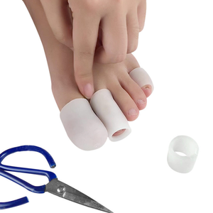 Hot Selling Open &amp; Closed Gel <strong>Toe</strong> Clavus Pain Relief Sleeve, Heloma Protector Sleeve <strong>Toe</strong> <strong>Cap</strong> - Product Image 2