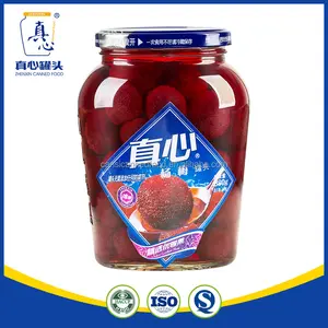 Canned Chinese Fruit In Syrup Strawberries / Bayberries / Waxberries