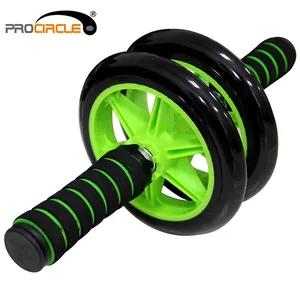 14.5センチメートルFitness Exercise Double Use AB Wheel Roller