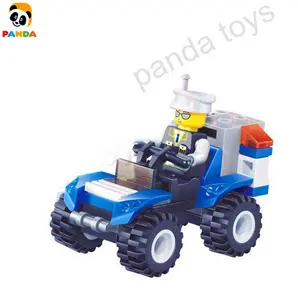 Klasik Lepinges Kendaraan Polisi untuk LEGO Keamanan Kota Ini dengan Harga Murah Legood Mobil Polisi untuk Set Besar Mainan Creator Kebutuhan Khusus PA05011