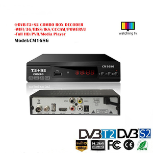 Uuvision OEM Digital 4K Full HD <strong>WiFi</strong> Android Satellite <strong>Receiver</strong> DVB-T2 S2 C Combo Support Smart Digital Set Top Box - Product Image 4