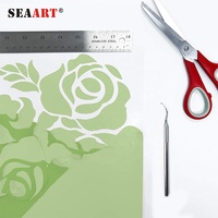 Vinyle thermocollant Seaart Baby Color vert clair ultra doux et fin, testé CPSIA SVHC SGS
