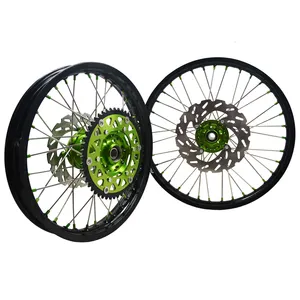 KLX150 piezas de la bici de la suciedad de las ruedas de la motocicleta para 18 "19" 21"
