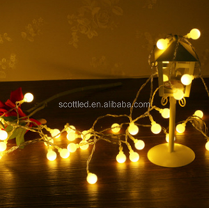 5M 50LEDs white/warm white/four <strong>colors</strong> LED mini <strong>ball</strong> <strong>light</strong> for Festival decoration - Product Image 3