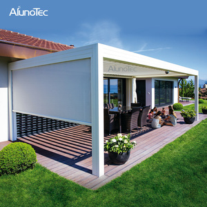 Apertura de techo Pavilion Pergola Bioklimatik pérgola de aluminio jardín motorizado bioclimática Pergola - Product Image 3