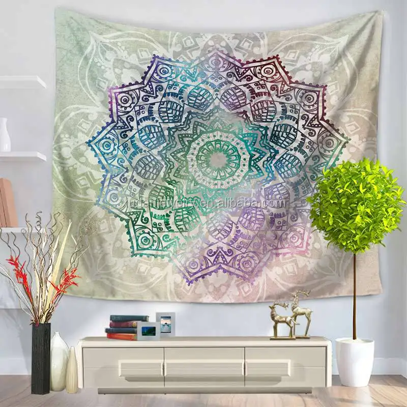 egyptian lotus flower tapestry wall hanging wholesale hippie wall tapestry