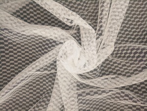 98 Poliéster 2 Spandex Tela Tubo de Jacquard Tejido De Malla - Product Image 1